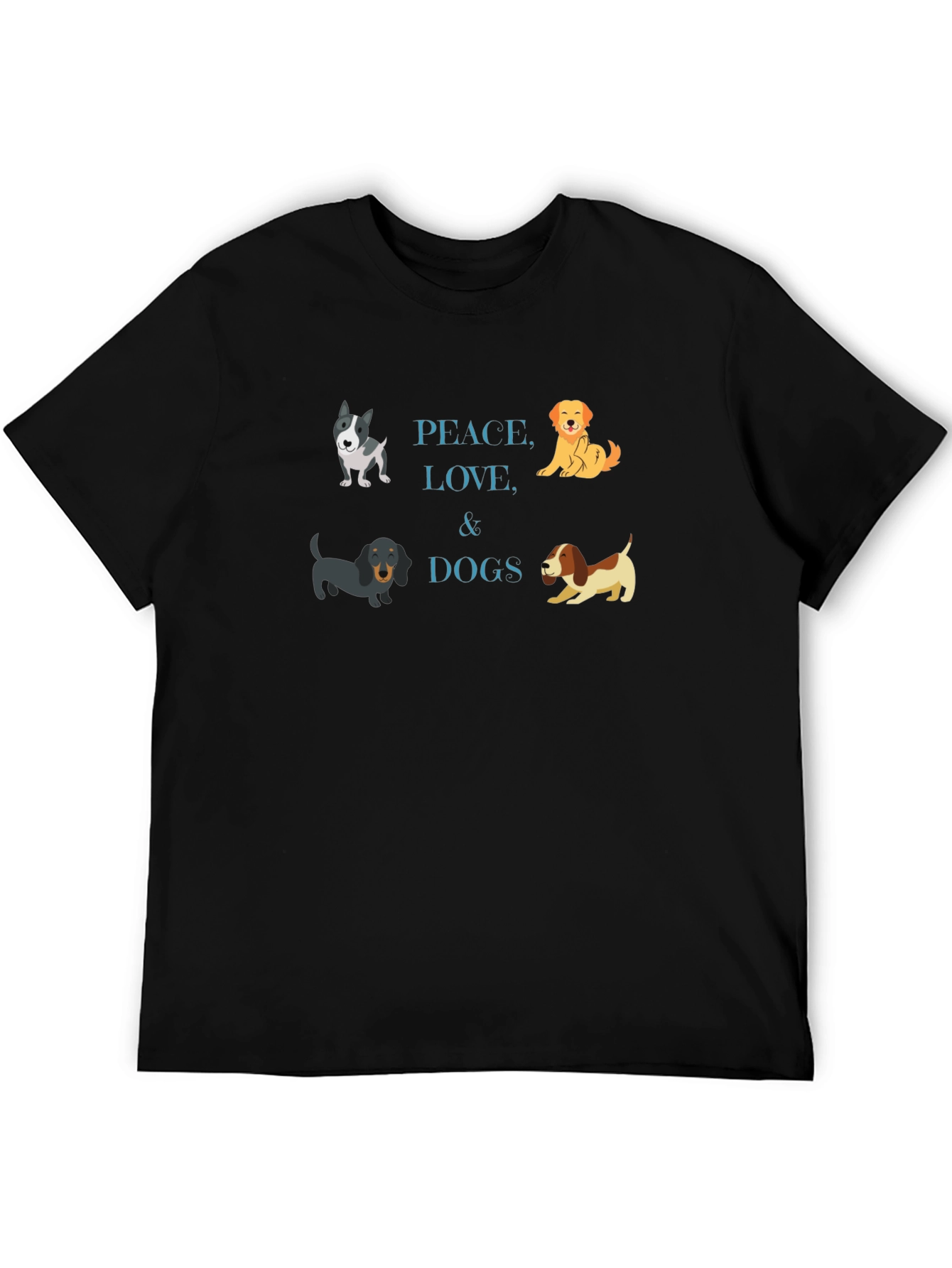 Peace Love & Dogs T-Shirt