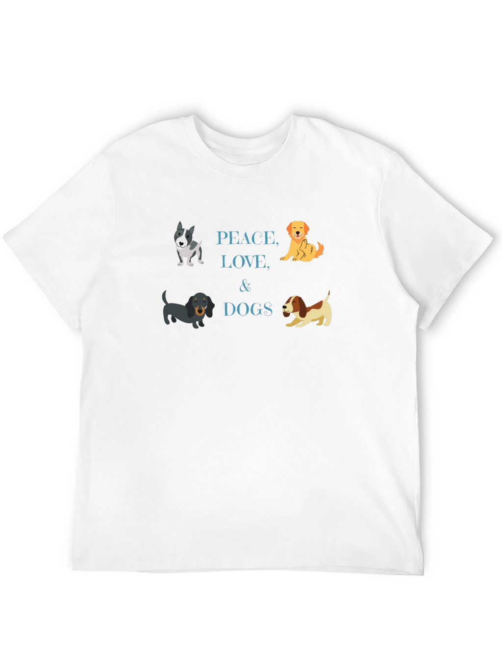 Peace Love & Dogs T-Shirt