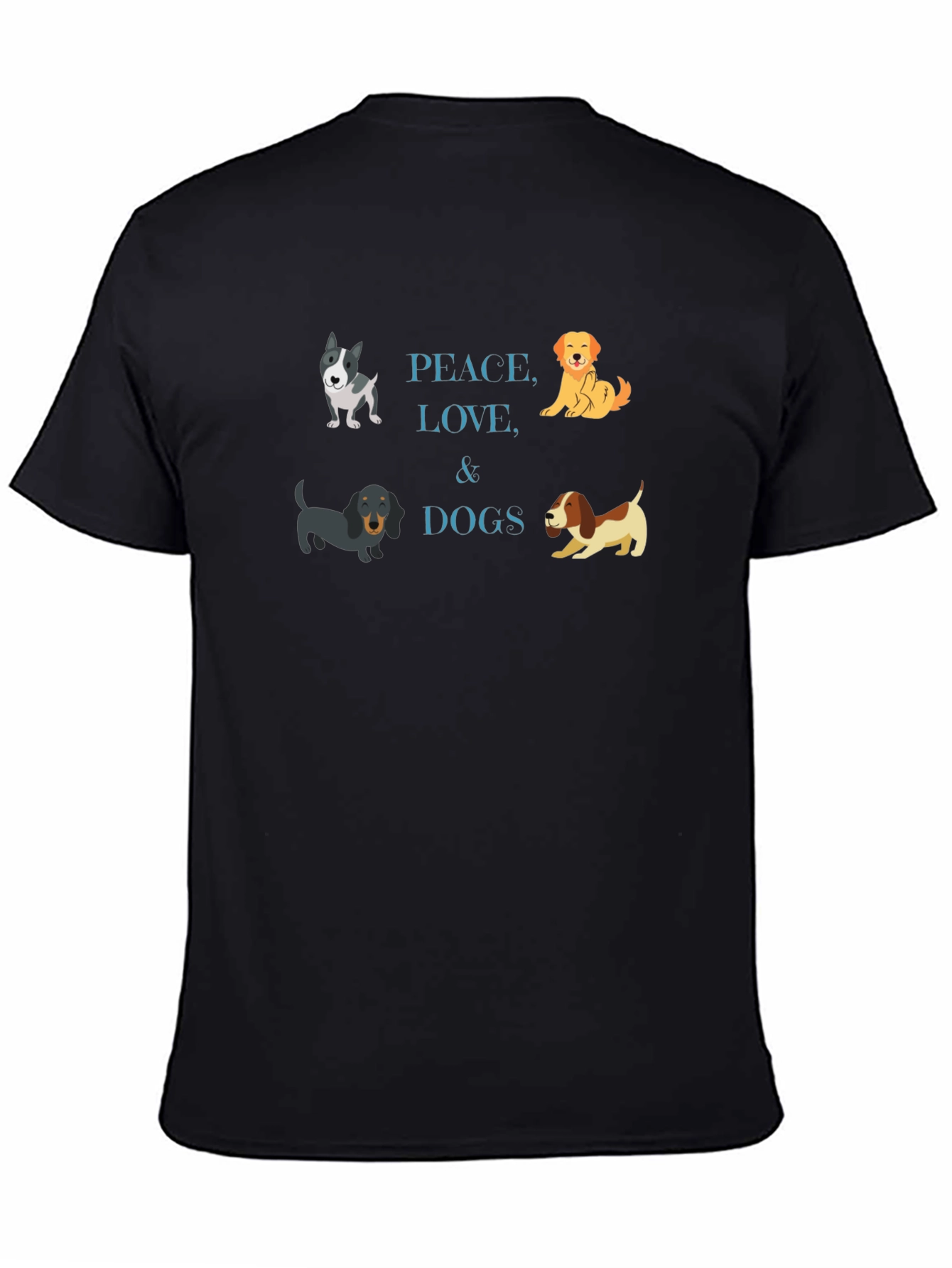 Peace Love & Dogs T-Shirt