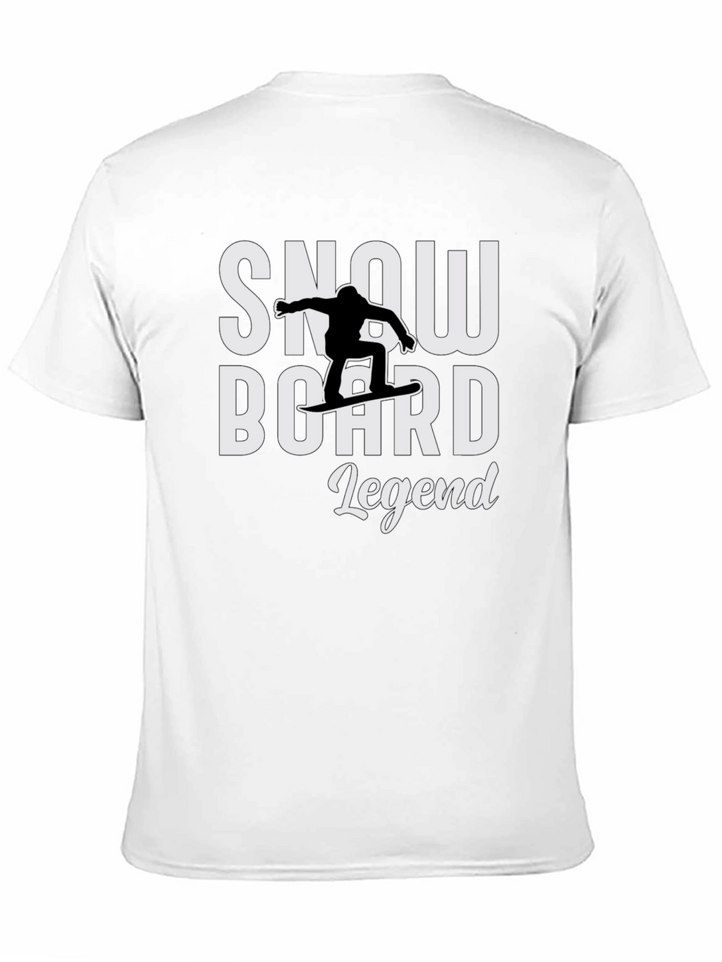 Snowboard Legend T-Shirt - Black Graphic Tee