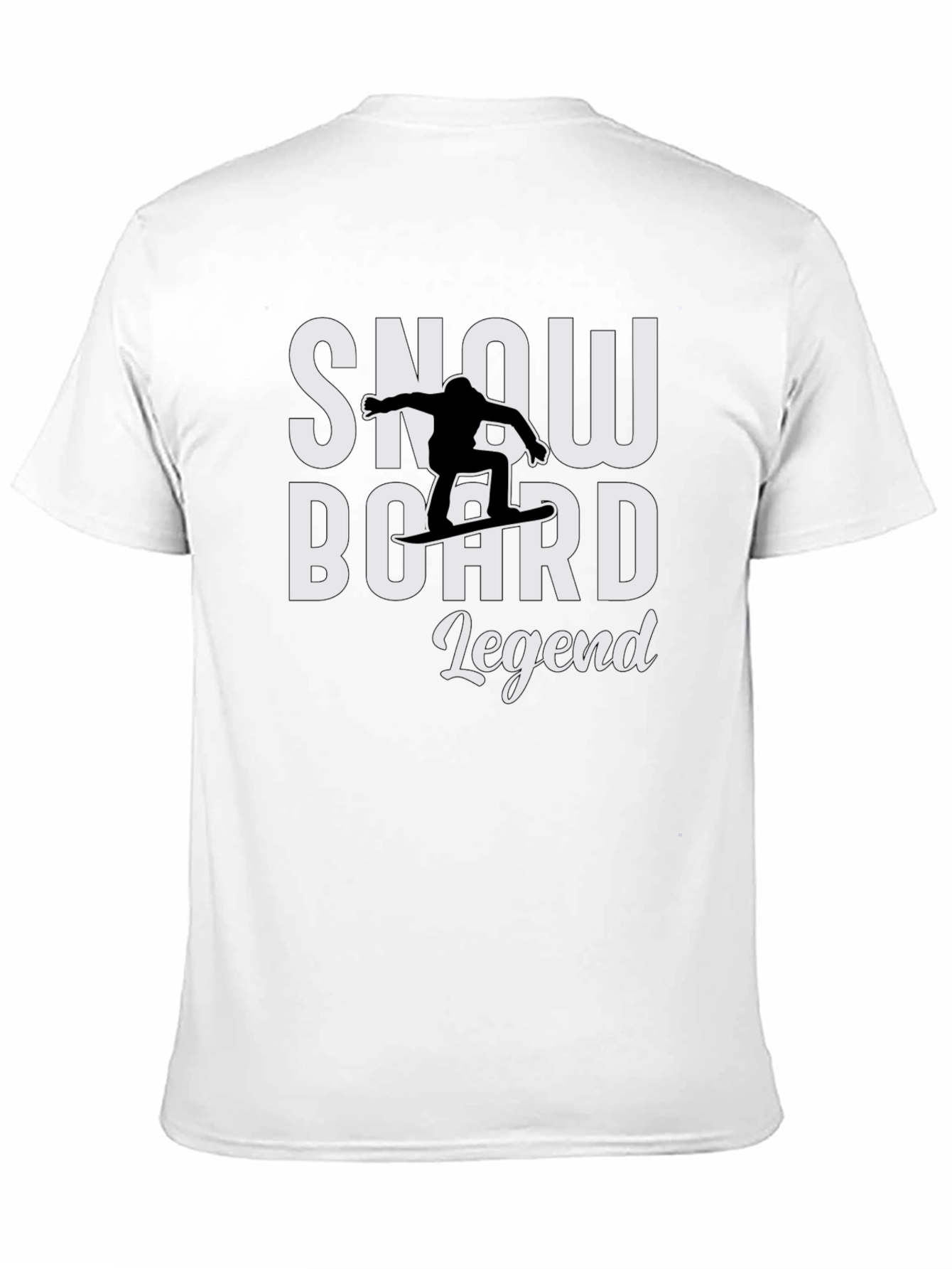 Snowboard Legend T-Shirt - Black Graphic Tee