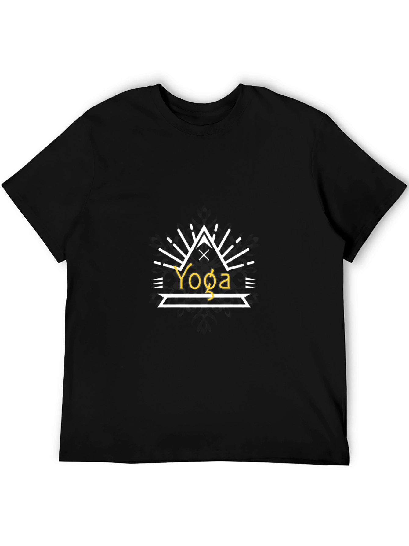 Yoga Graphic Black T-Shirt