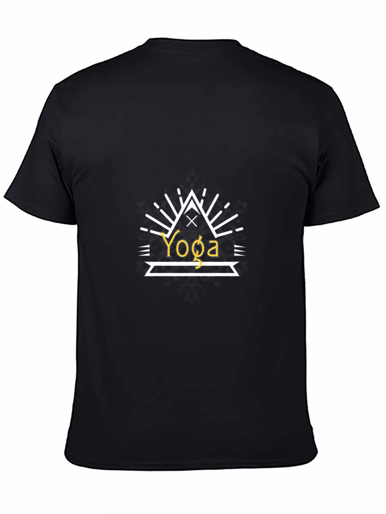 Yoga Graphic Black T-Shirt