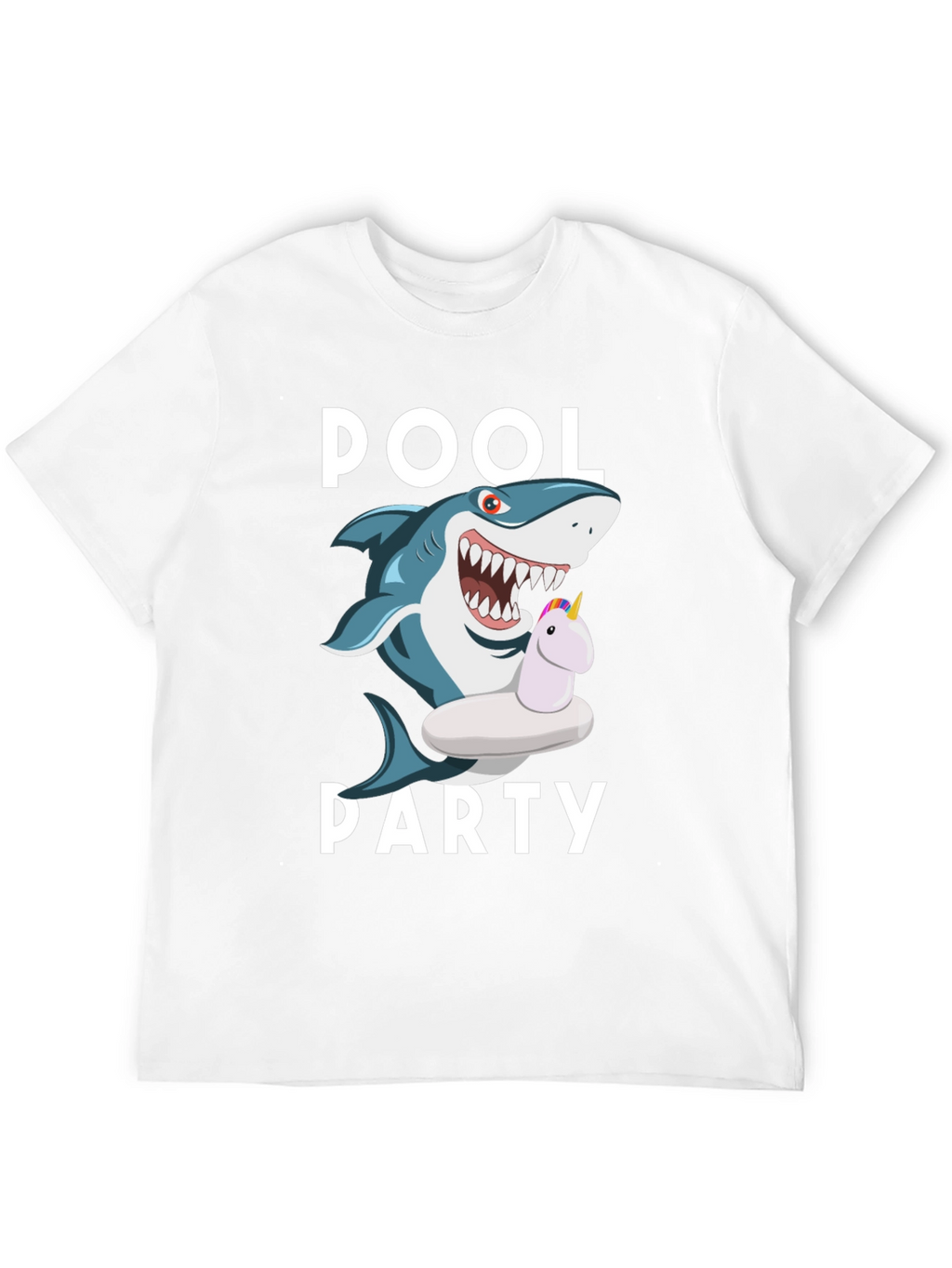 Pool Party Shark Graphic T-Shirt