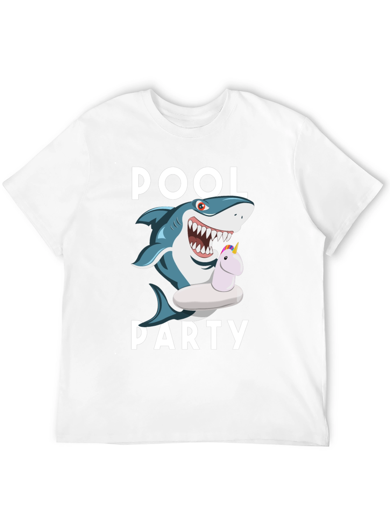 Pool Party Shark Graphic T-Shirt