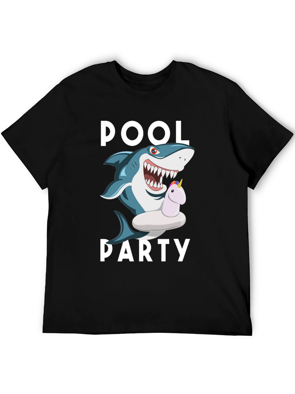 Pool Party Shark Graphic T-Shirt