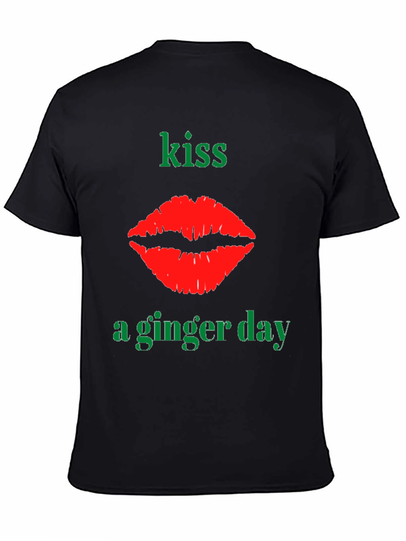 Kiss A Ginger Day T-Shirt - Novelty Graphic Tee