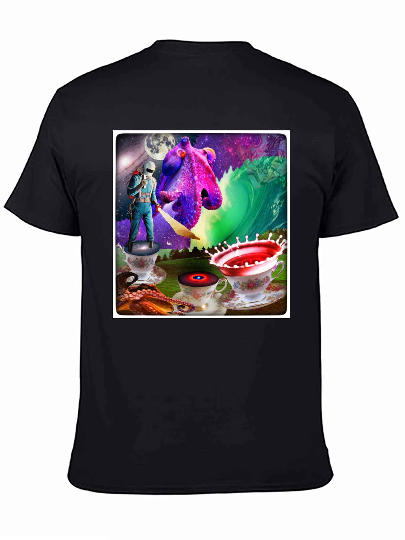 Surreal Space Octopus T-Shirt