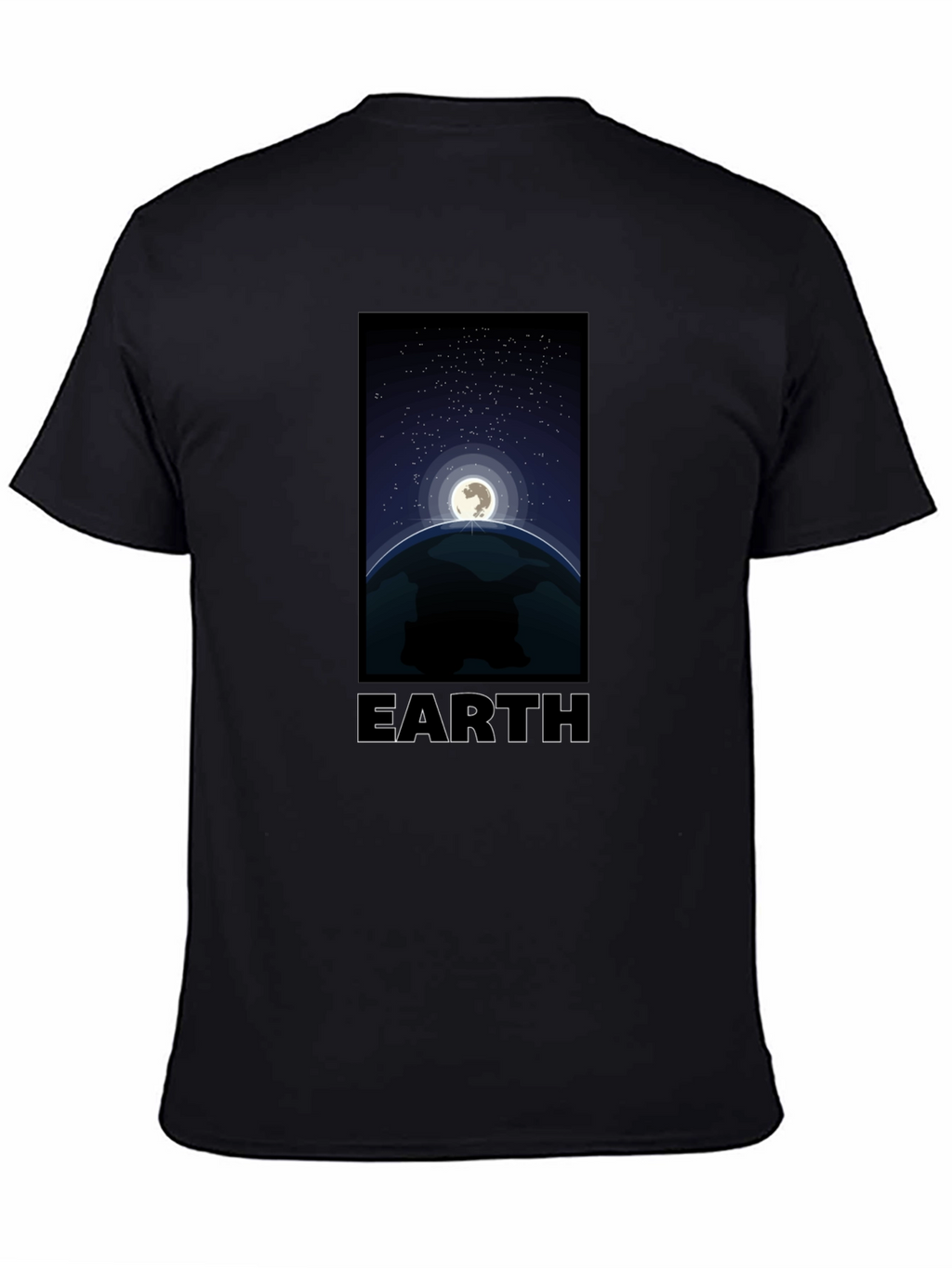 Earth Graphic T-Shirt - Night Sky Design