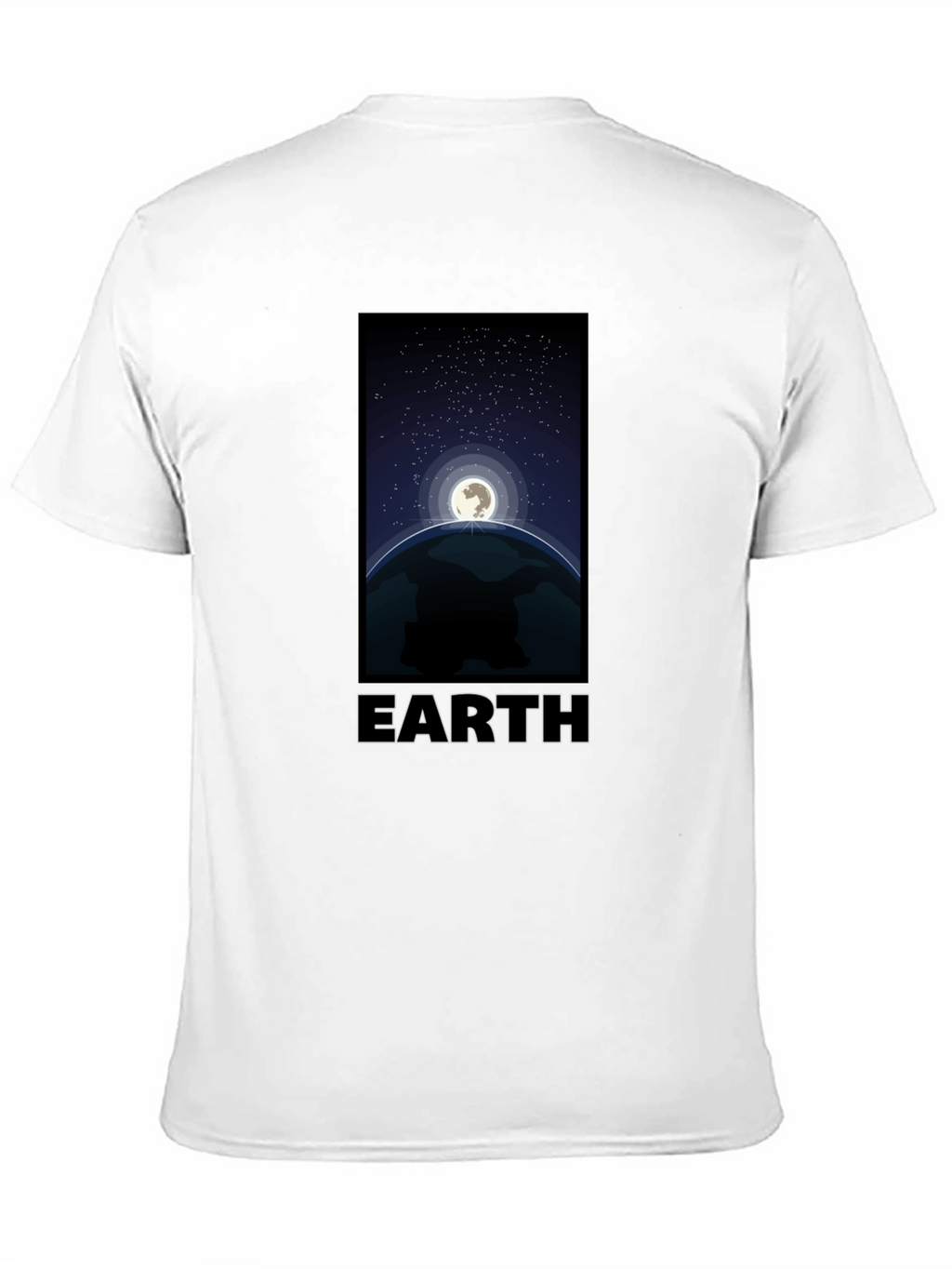 Earth Graphic T-Shirt - Night Sky Design