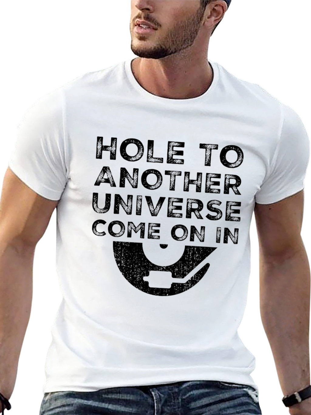 Hole to Another Universe Graphic Tee