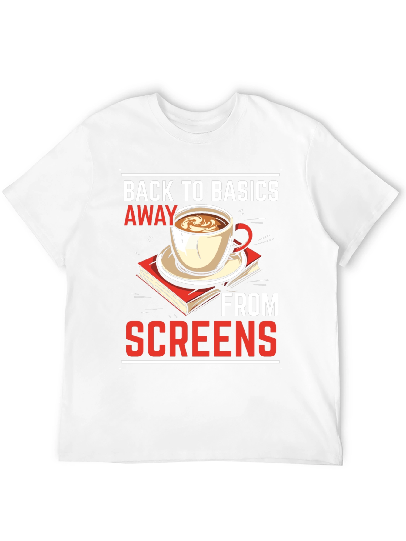 Back to Basics Away From Screens T-Shirt