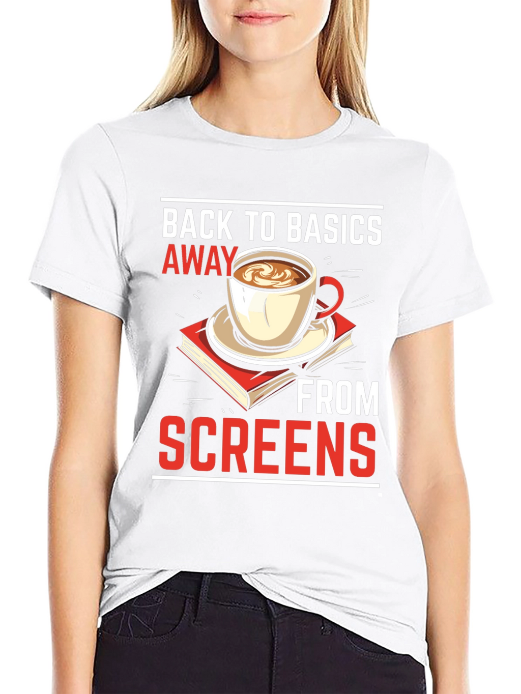 Back to Basics Away From Screens T-Shirt