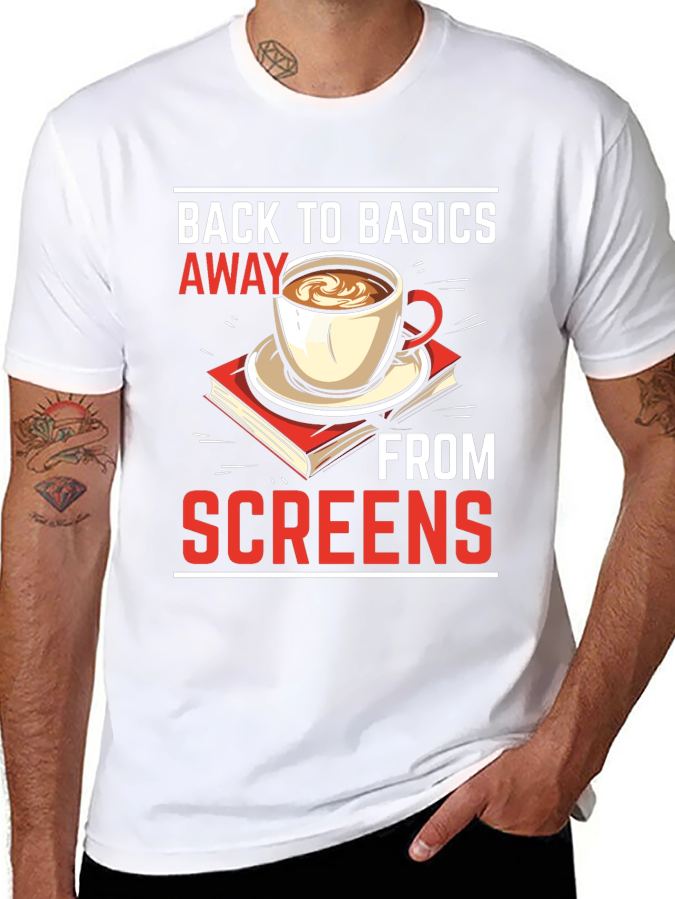 Back to Basics Away From Screens T-Shirt