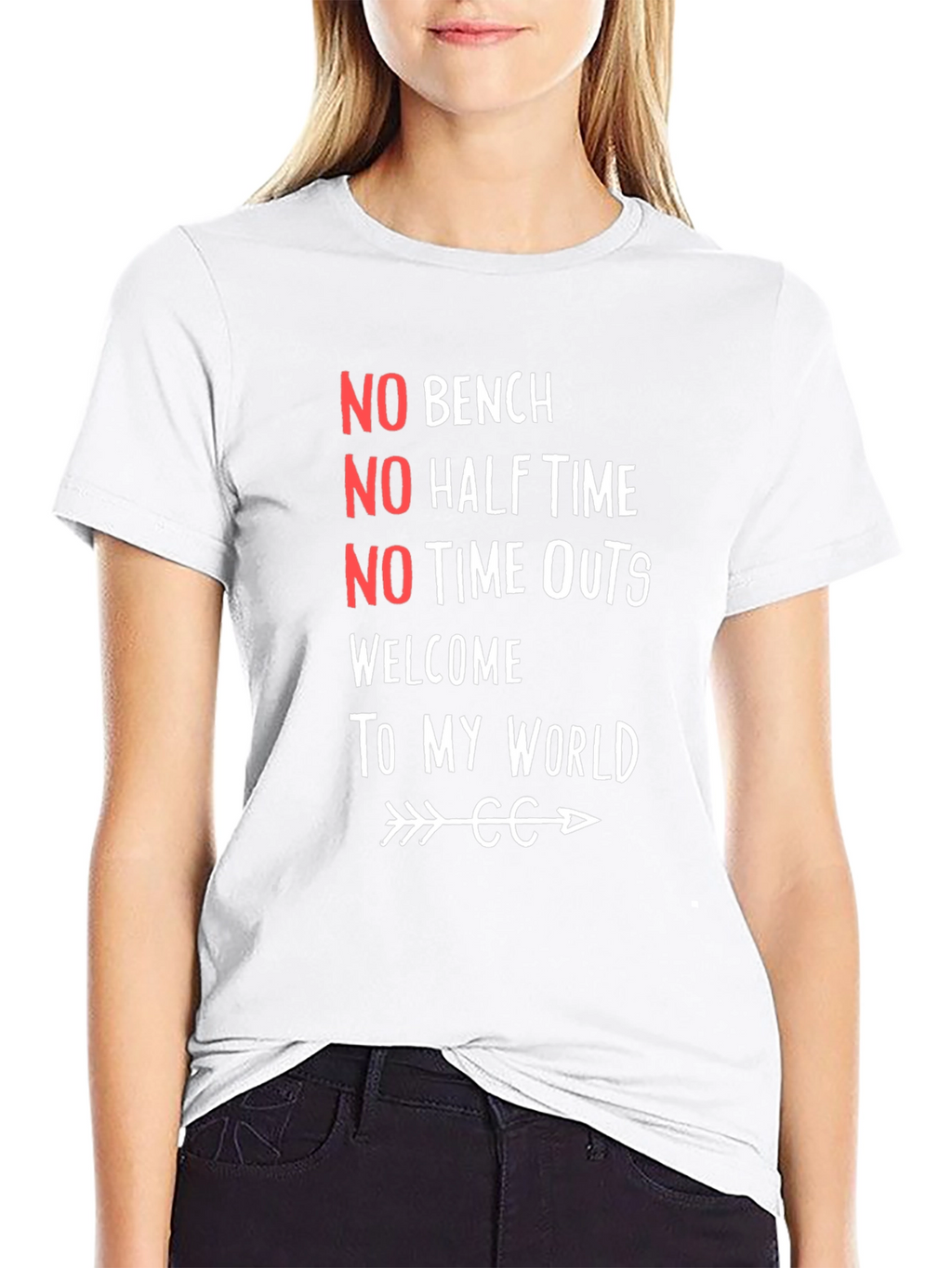 No Bench No Half Time Graphic Tee