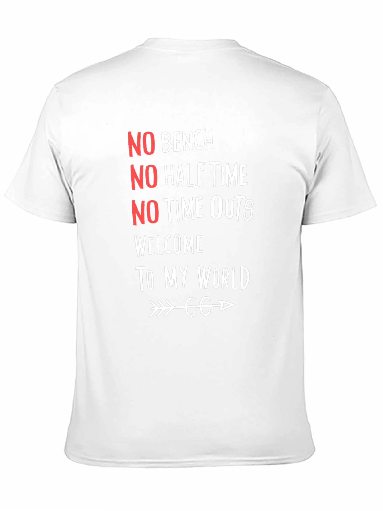 No Bench No Half Time Graphic Tee