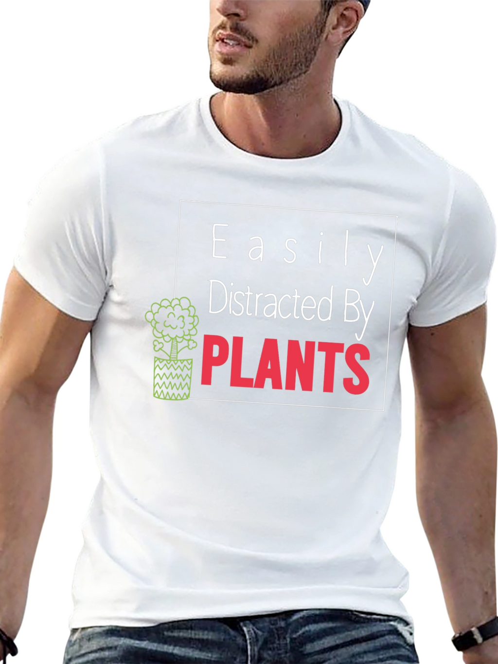 Easily Distracted By Plants Graphic Tee