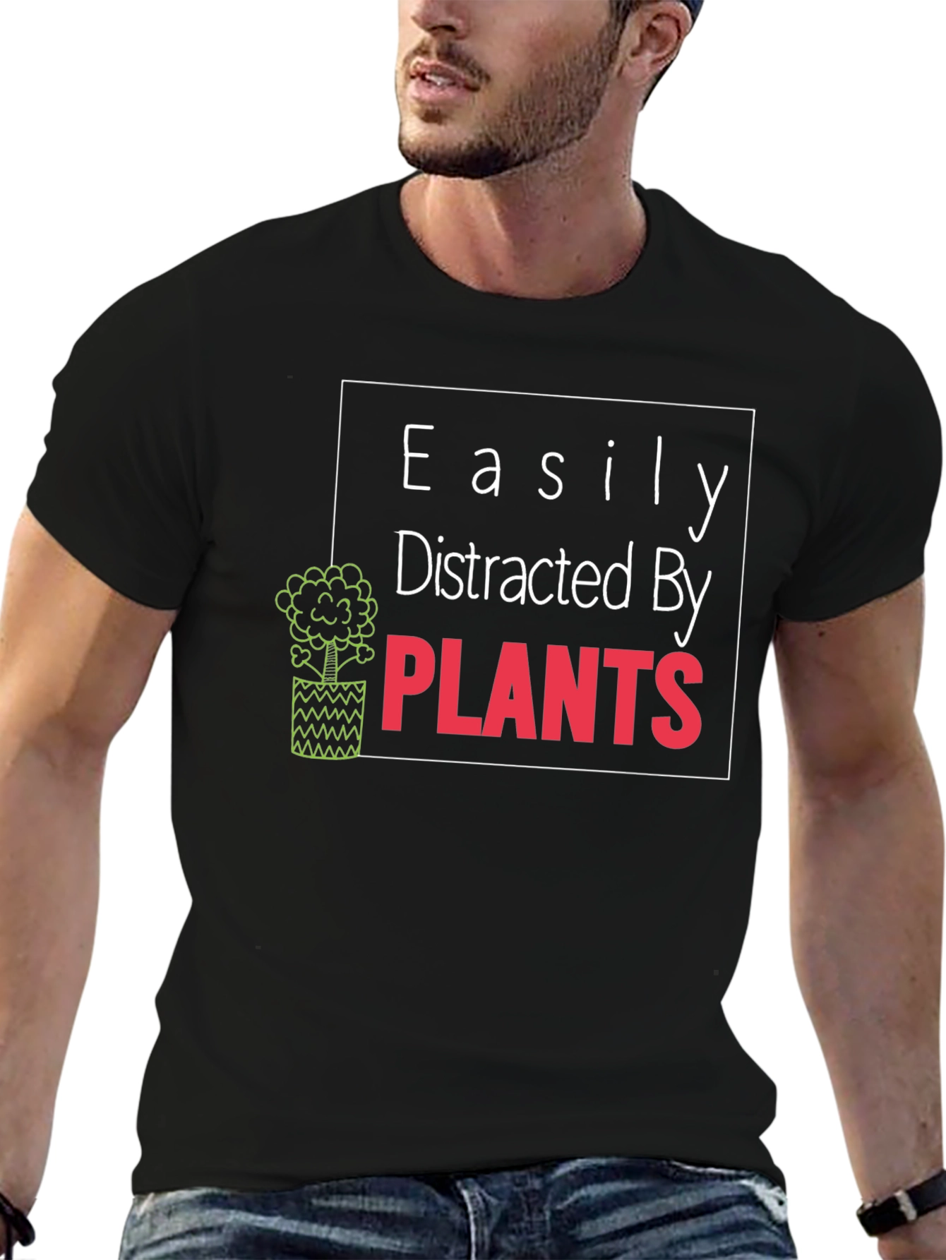Easily Distracted By Plants Graphic Tee