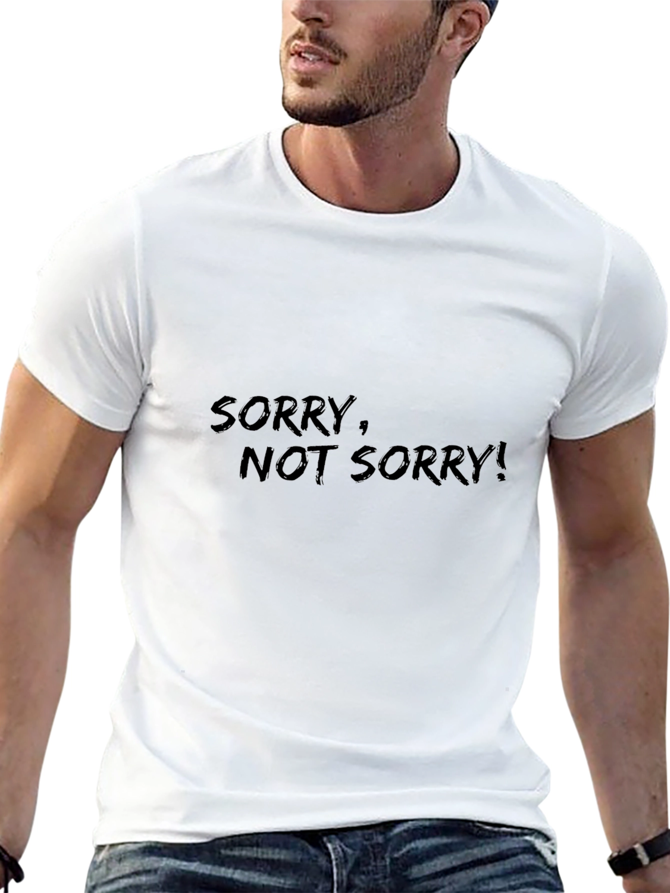 Sorry Not Sorry Black T-Shirt