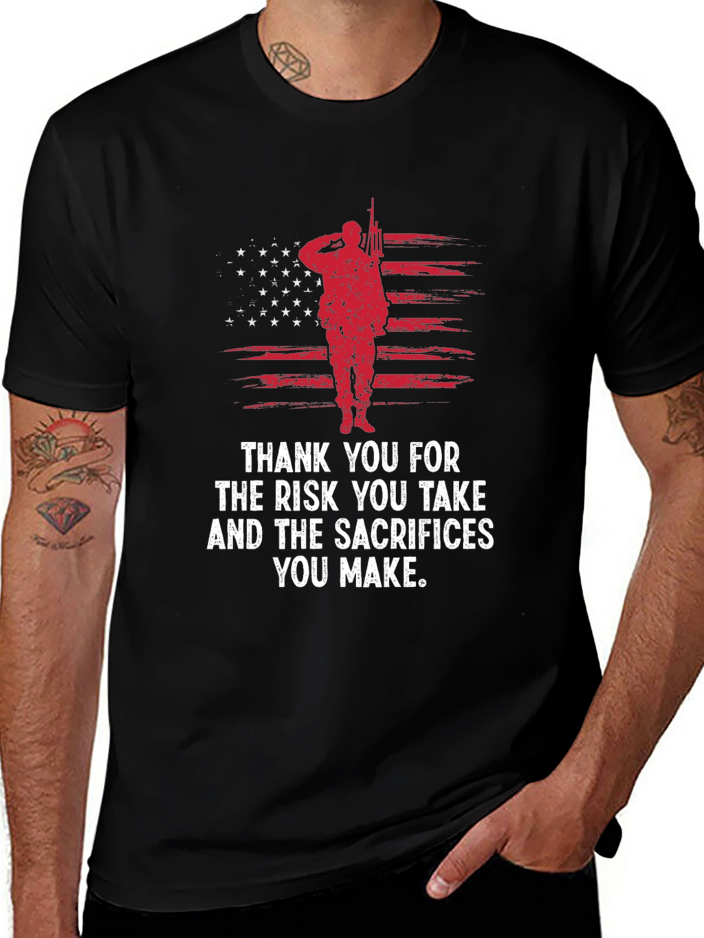 Patriotic Thank You T-Shirt