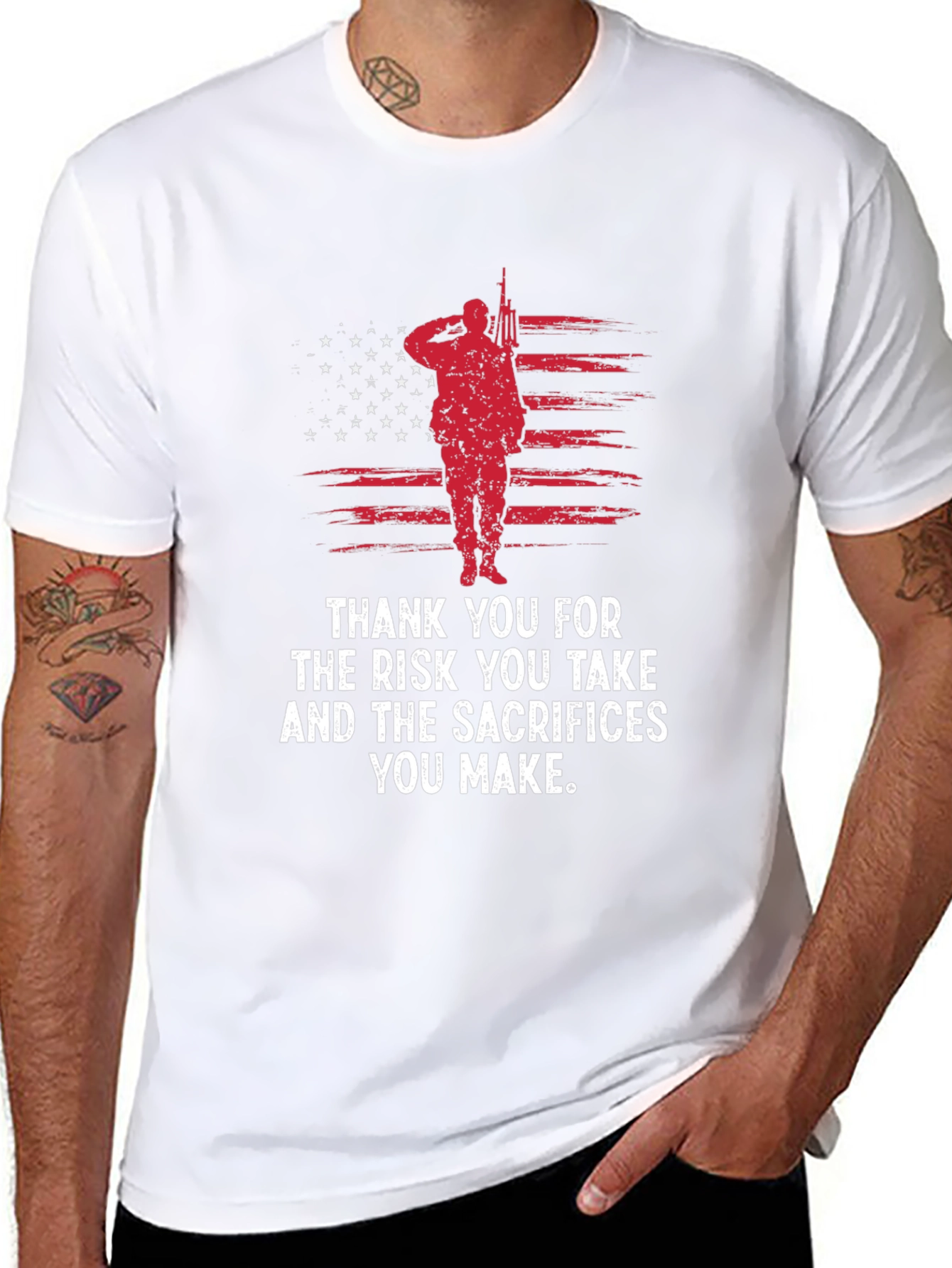Patriotic Thank You T-Shirt