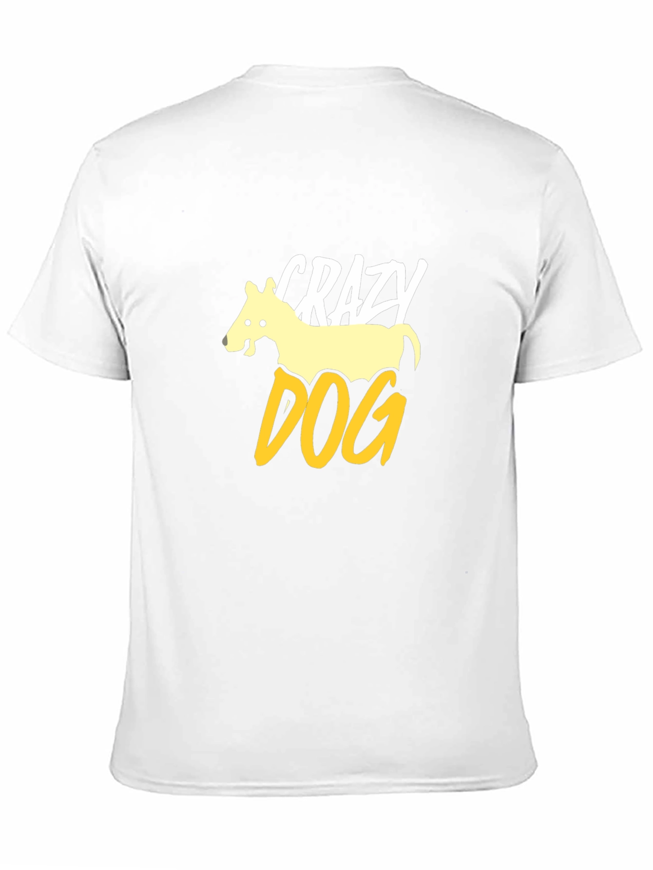 Crazy Dog Graphic Tee - Mens Black T-Shirt