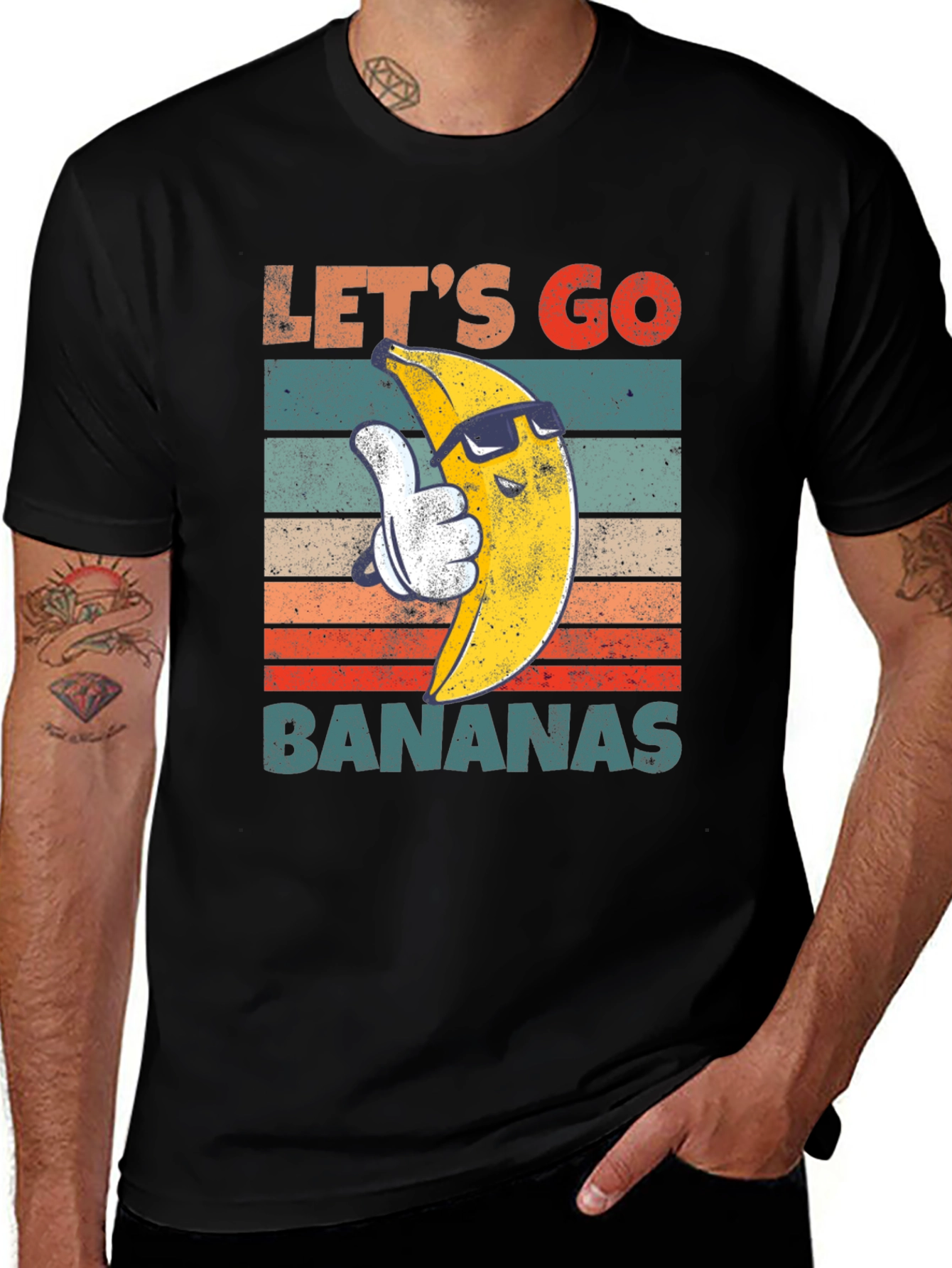 Lets Go Bananas T-Shirt - Cool Banana Design