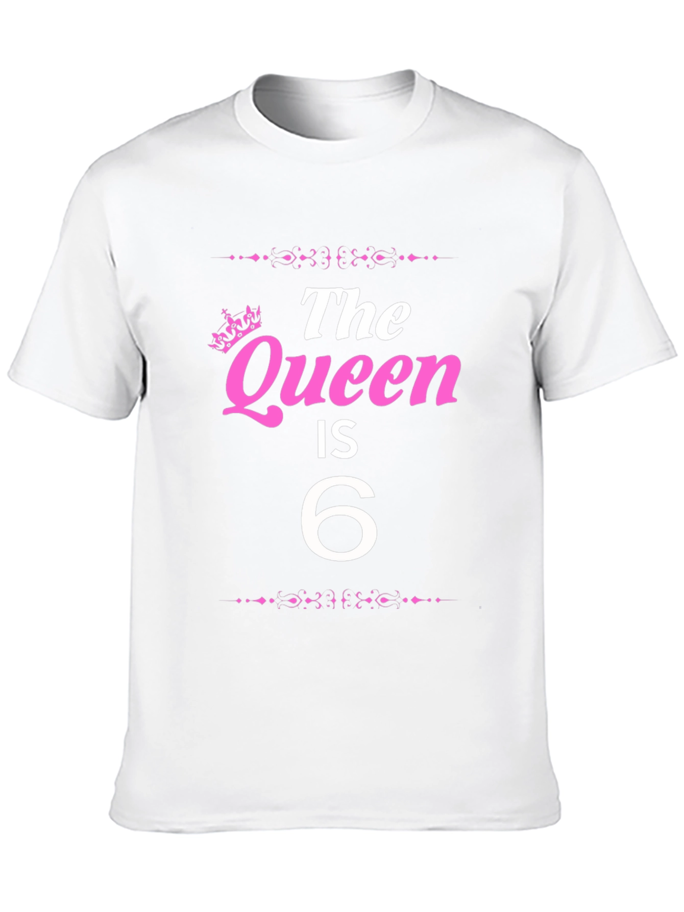 Queen is 6 Birthday T-Shirt
