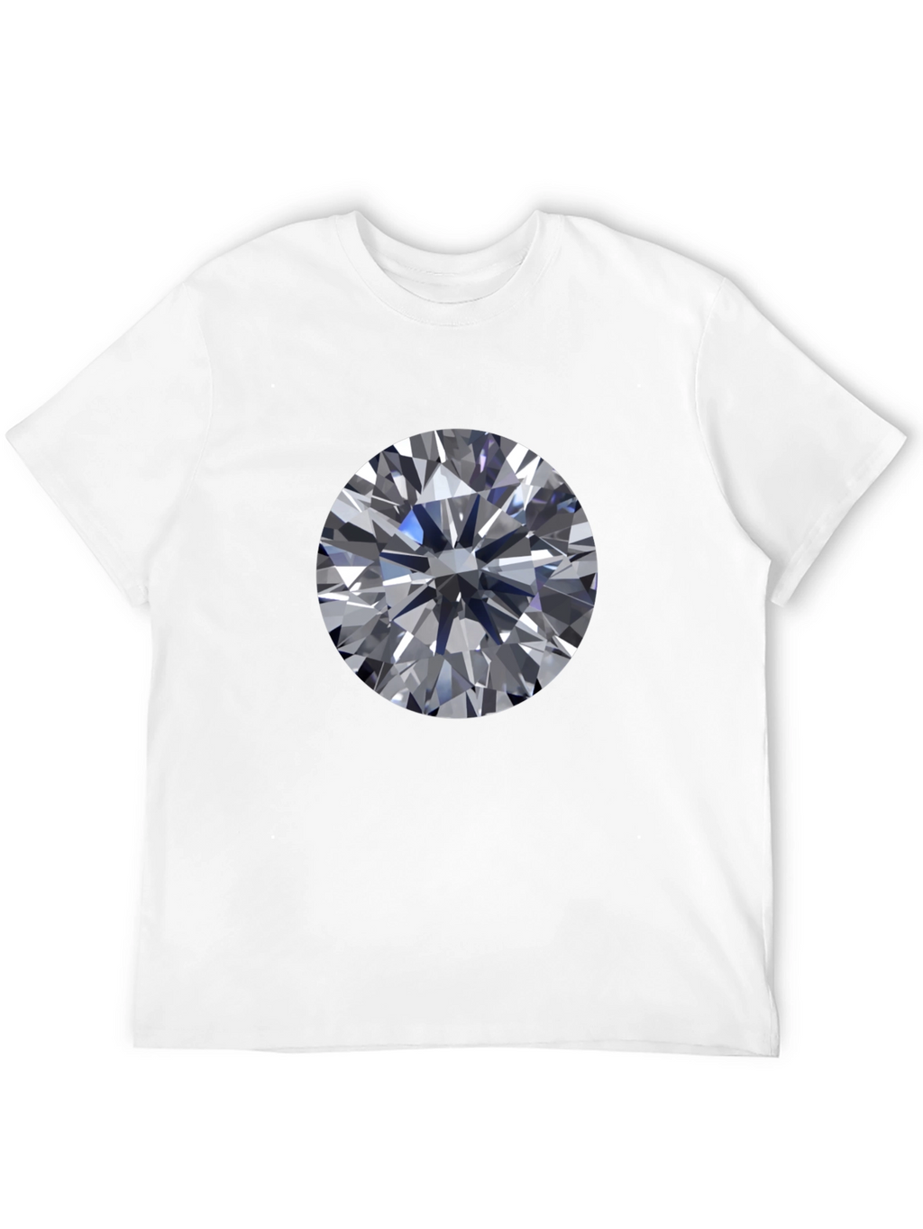 Diamond Graphic Tee - Modern Streetwear Style