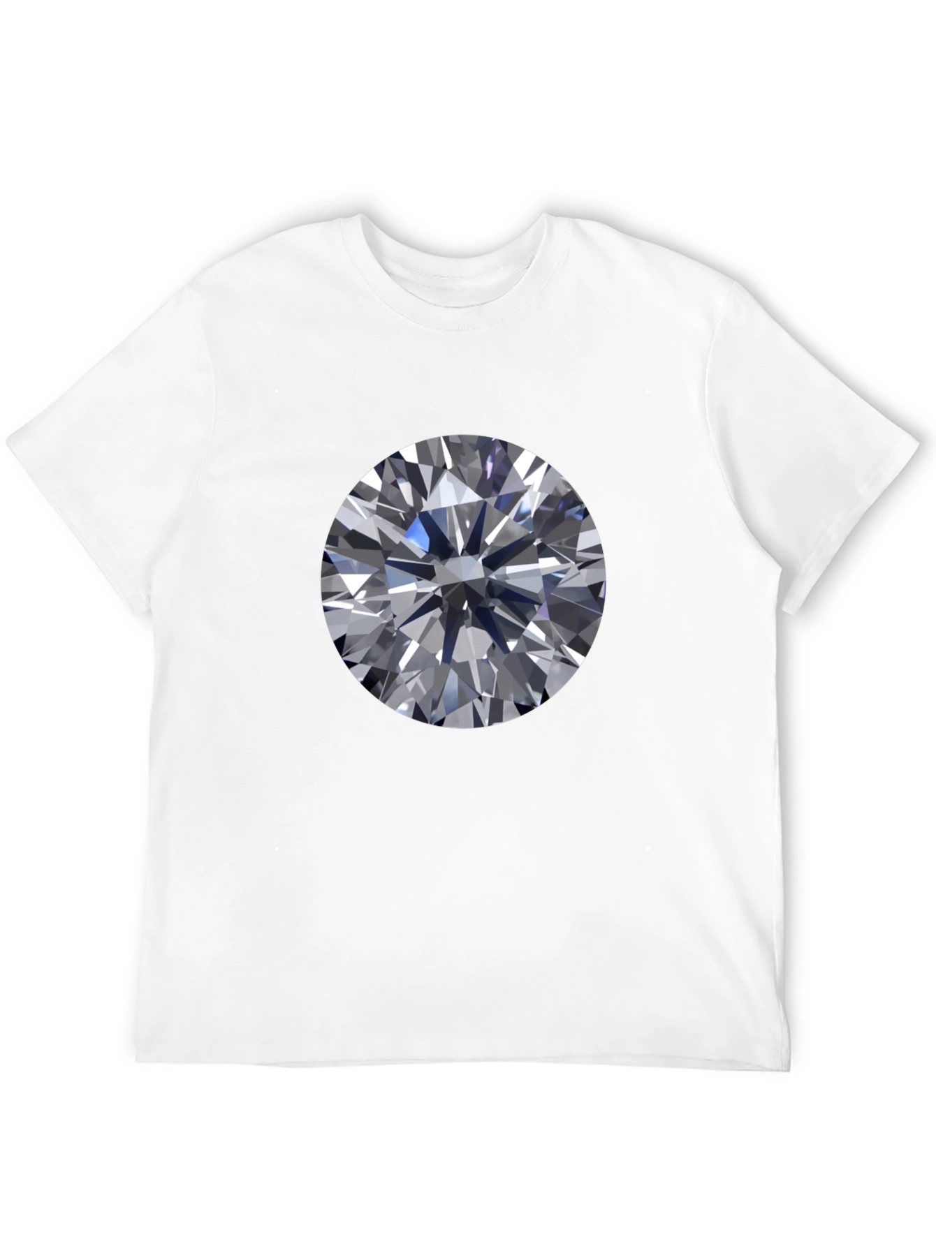 Diamond Graphic Tee - Modern Streetwear Style