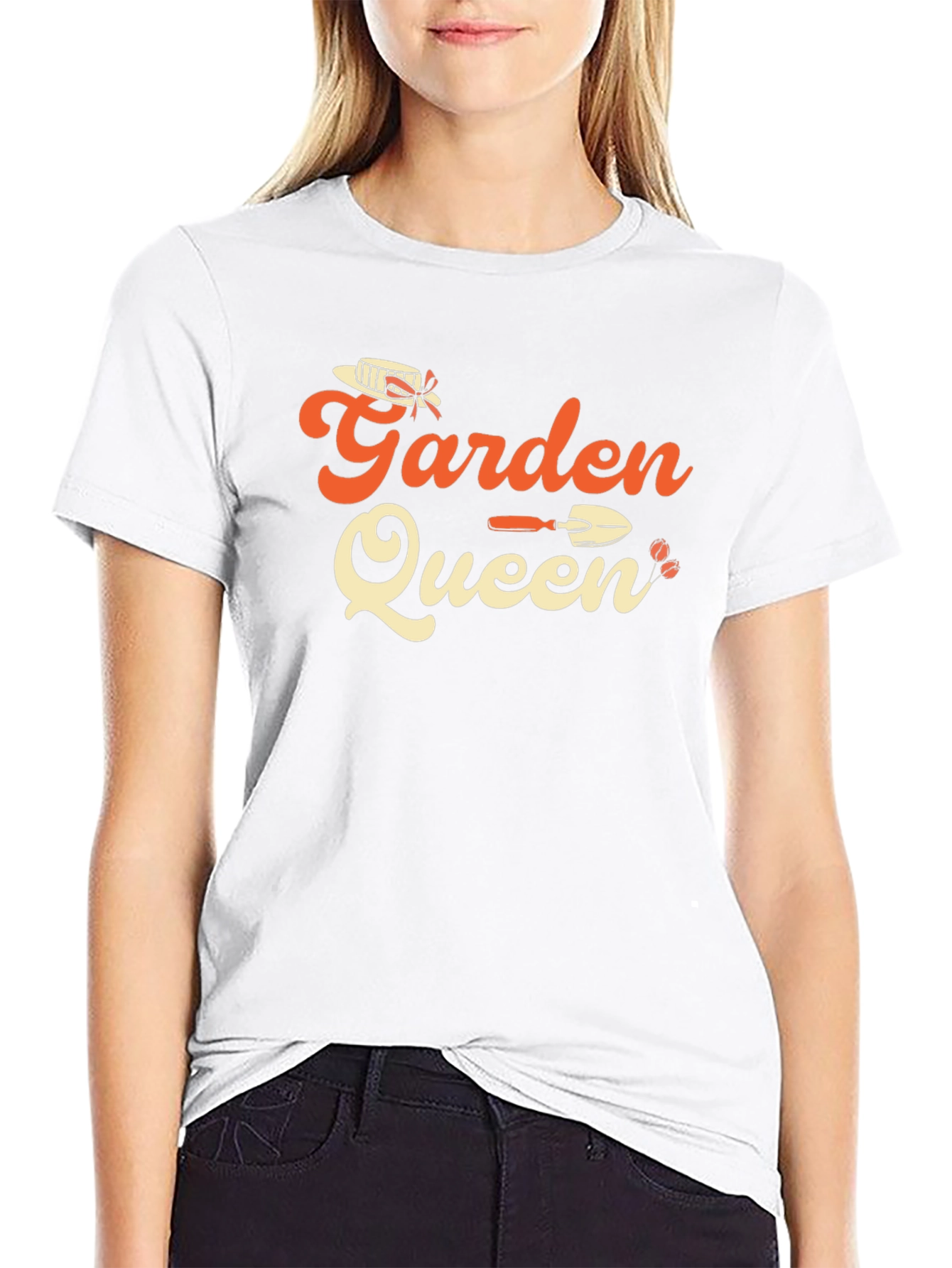 Garden Queen Black T-Shirt