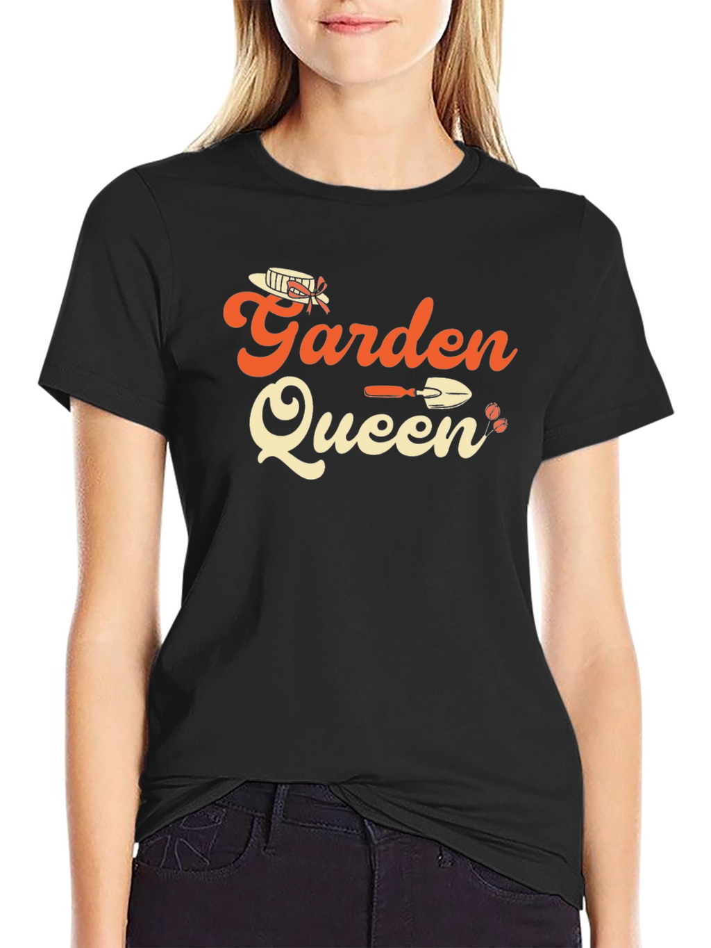 Garden Queen Black T-Shirt