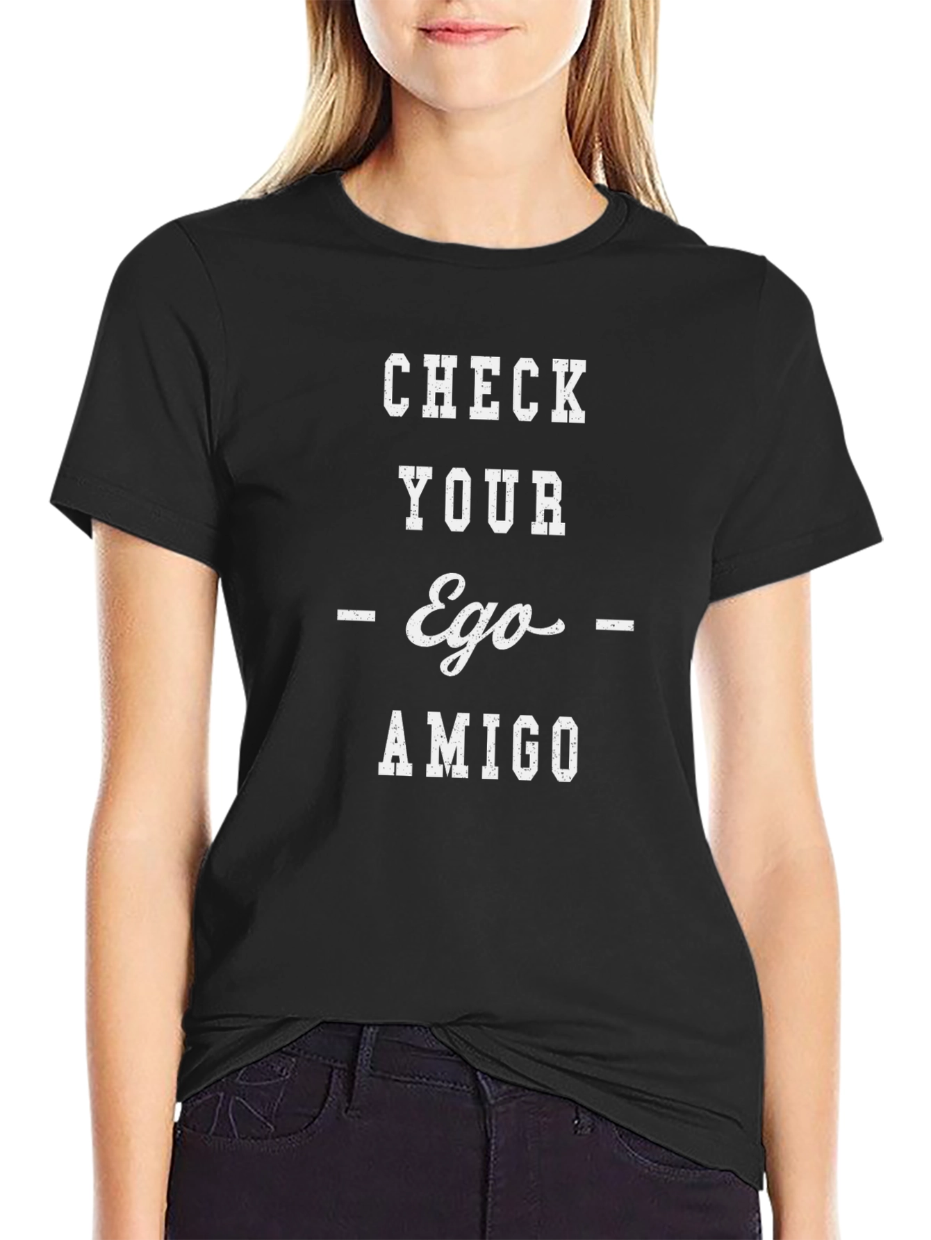 Check Your Ego Amigo Graphic Tee - Unisex T-Shirt