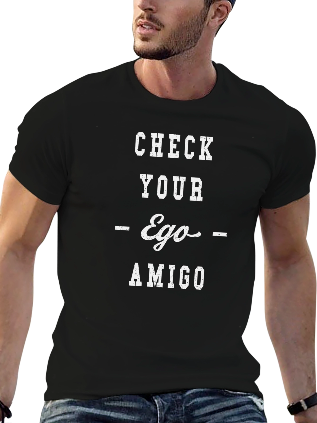 Check Your Ego Amigo Graphic Tee - Unisex T-Shirt