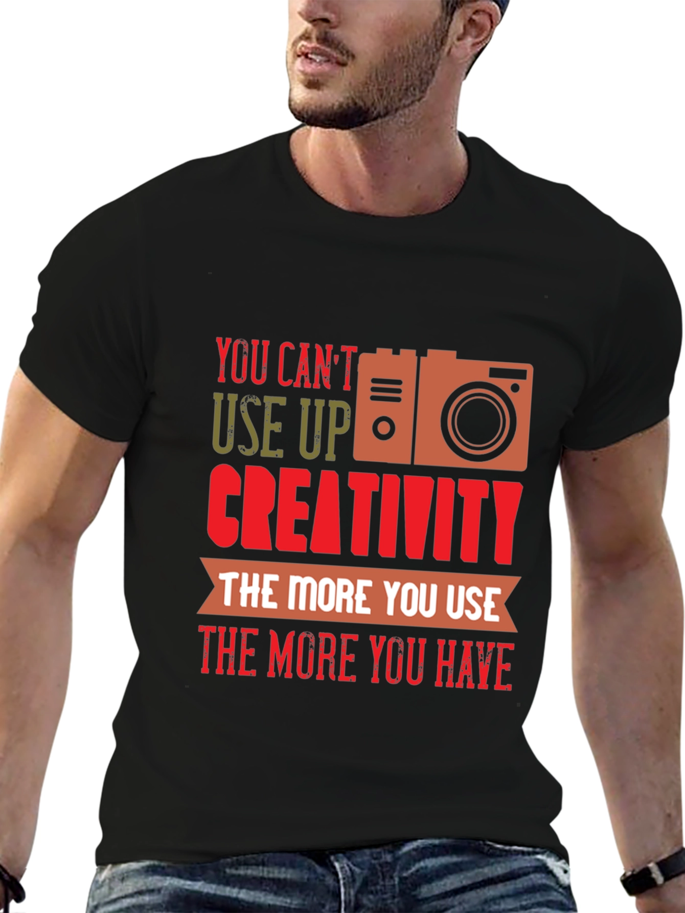 Creative Photography T-Shirt - You Cant Use Up Creativity
