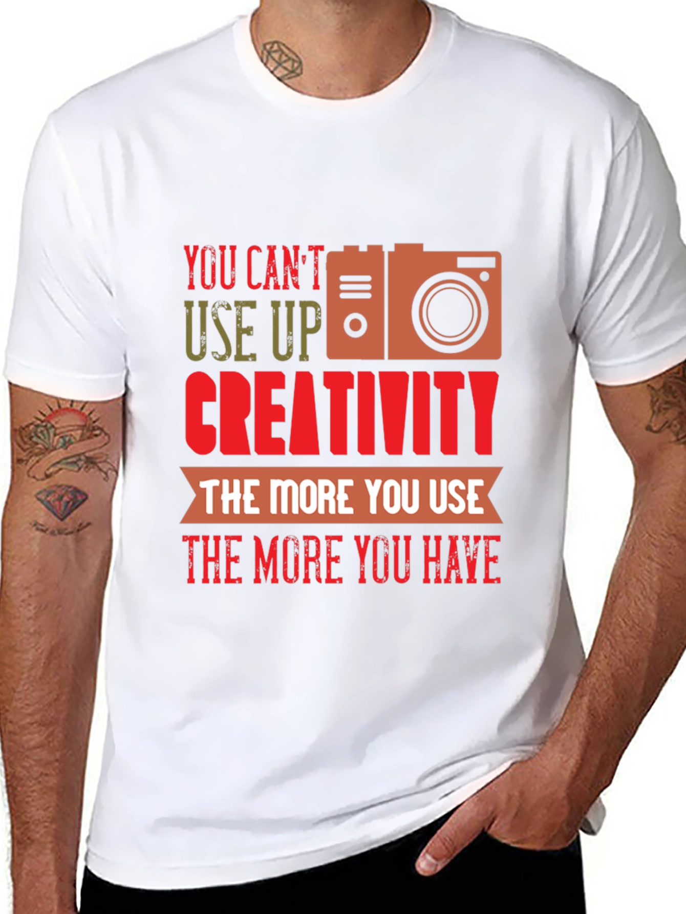 Creative Photography T-Shirt - You Cant Use Up Creativity