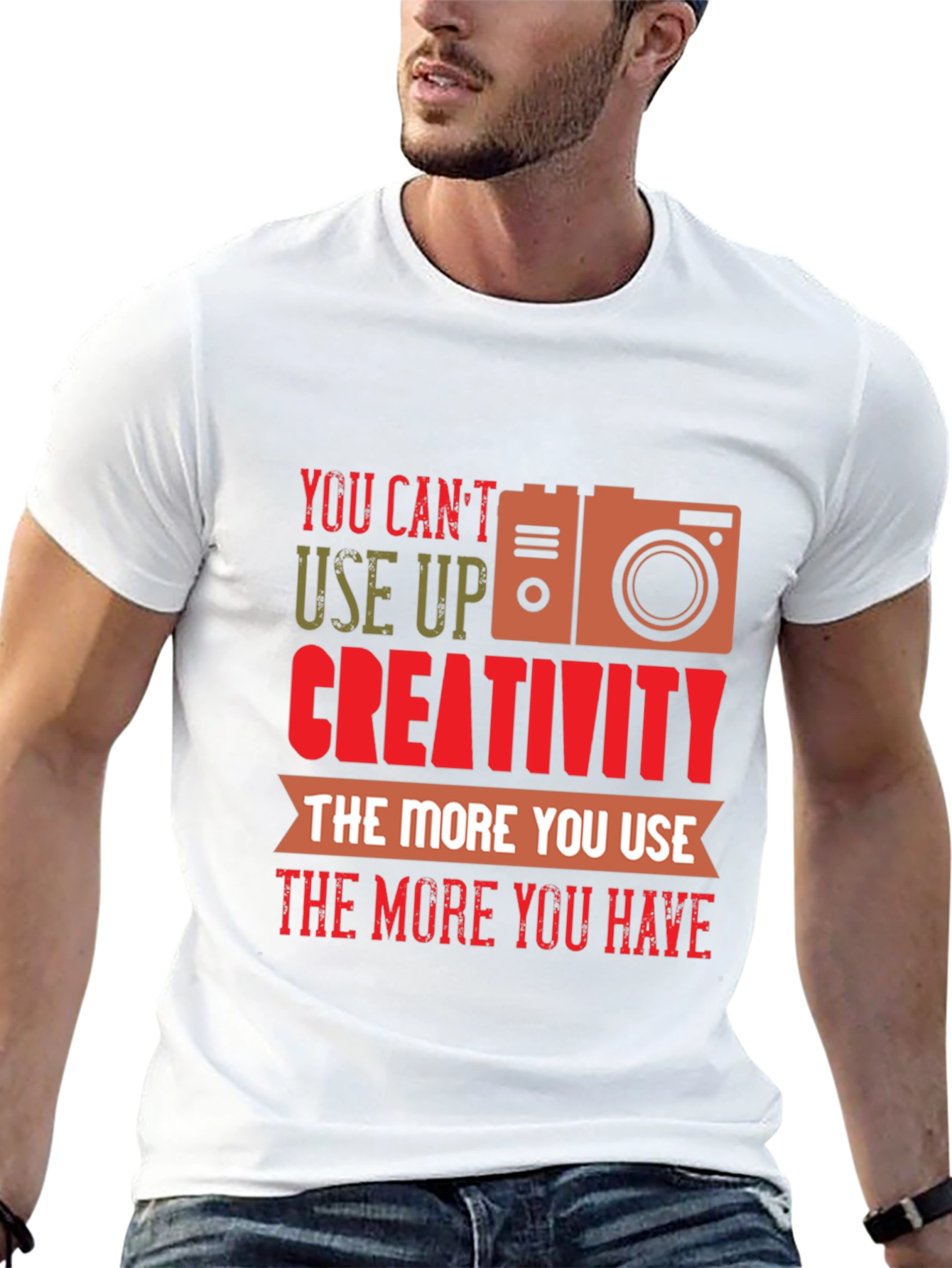 Creative Photography T-Shirt - You Cant Use Up Creativity