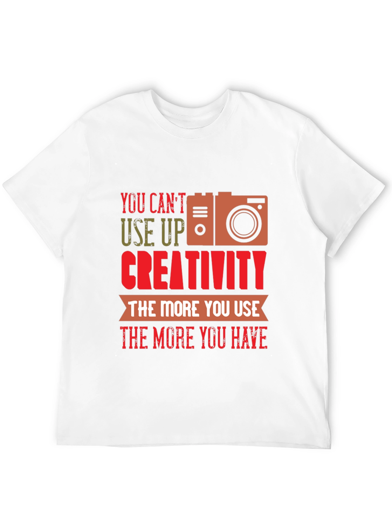 Creative Photography T-Shirt - You Cant Use Up Creativity