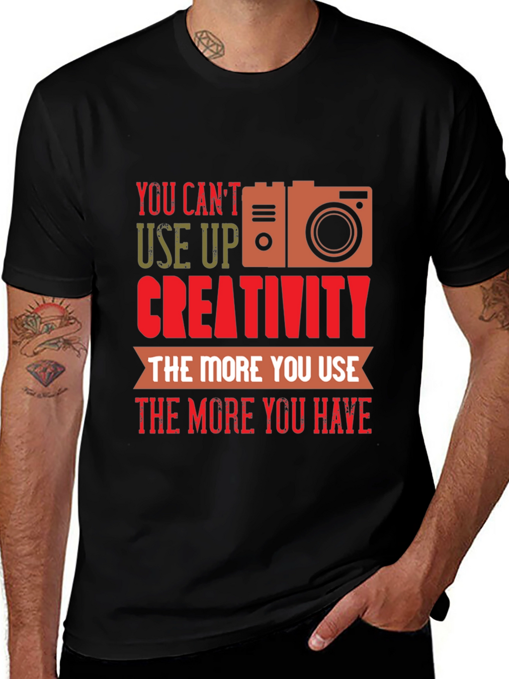 Creative Photography T-Shirt - You Cant Use Up Creativity