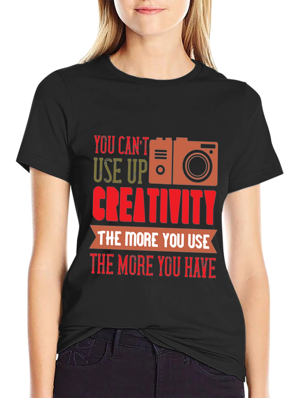Creative Photography T-Shirt - You Cant Use Up Creativity