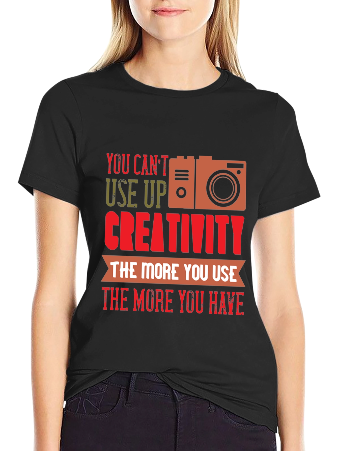 Creative Photography T-Shirt - You Cant Use Up Creativity