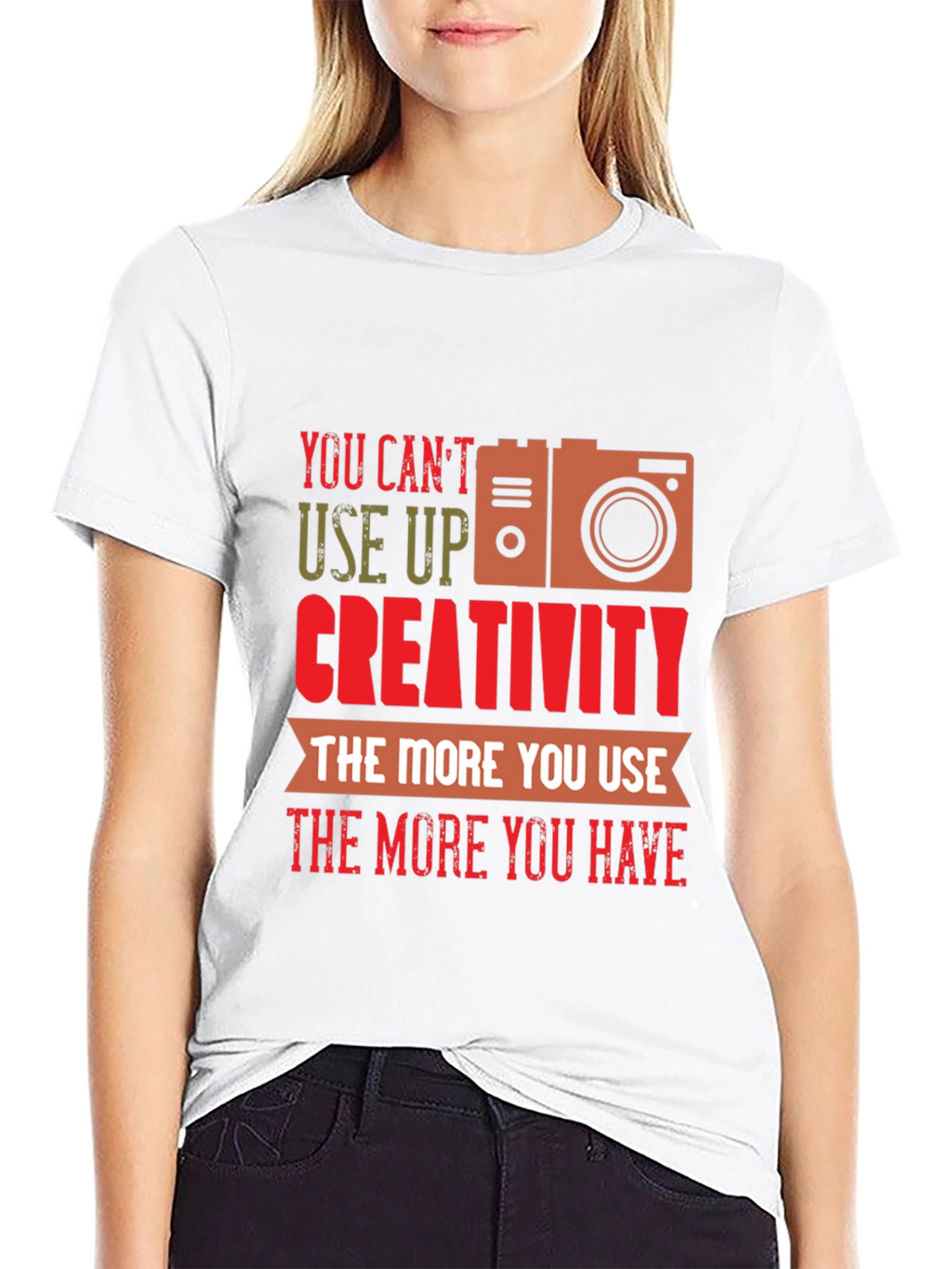 Creative Photography T-Shirt - You Cant Use Up Creativity