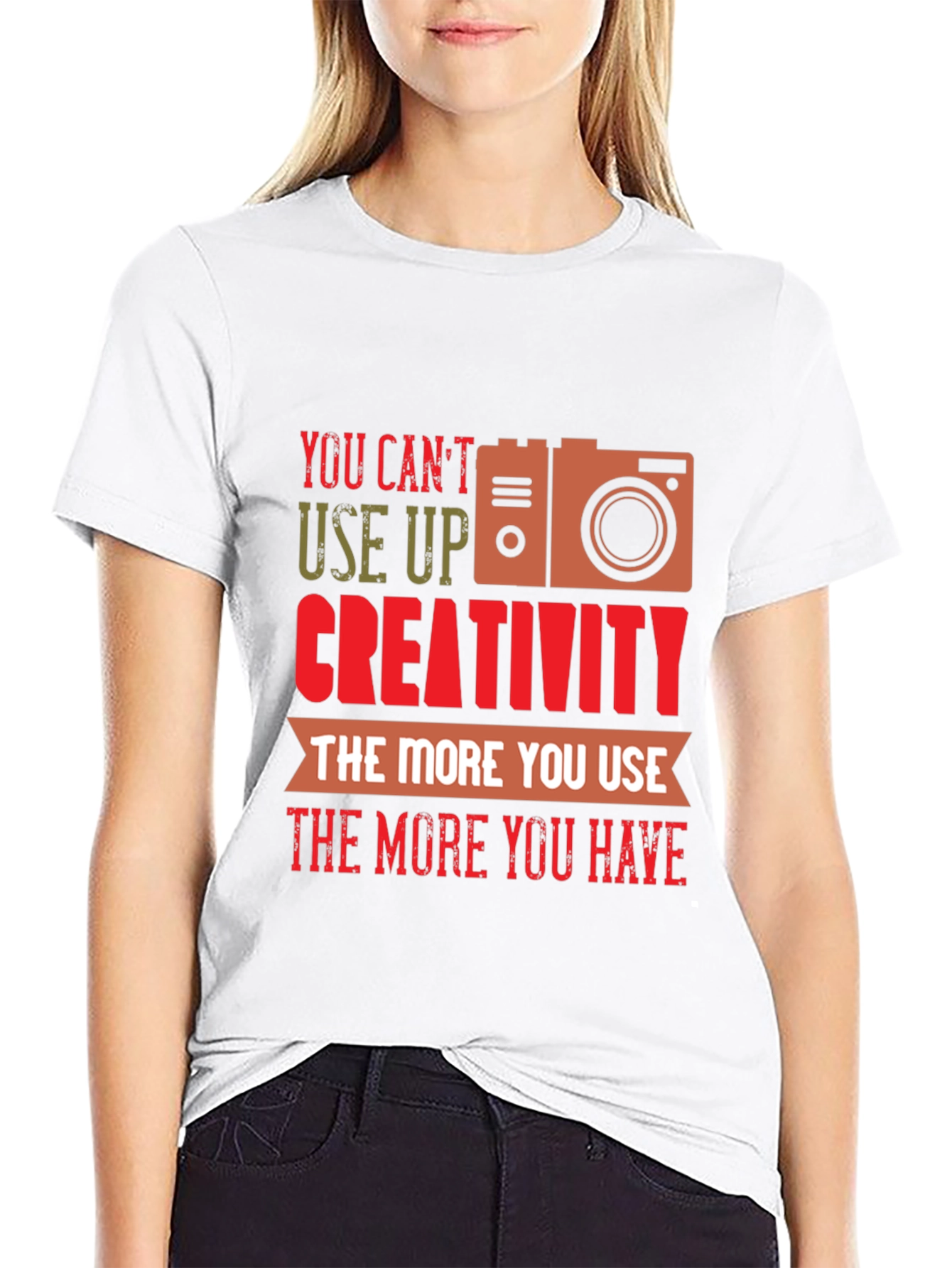 Creative Photography T-Shirt - You Cant Use Up Creativity