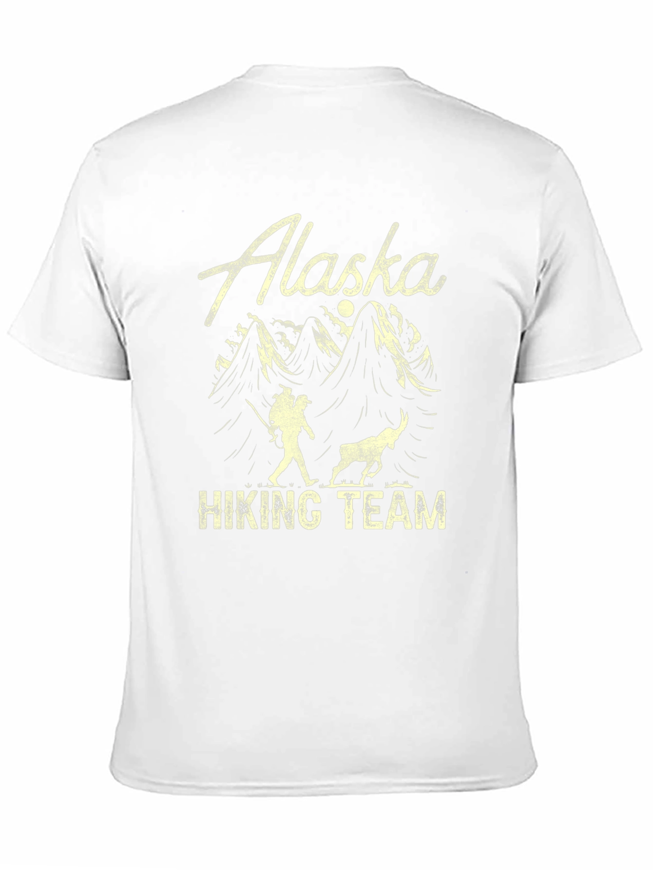 Alaska Hiking Team Black Graphic T-Shirt