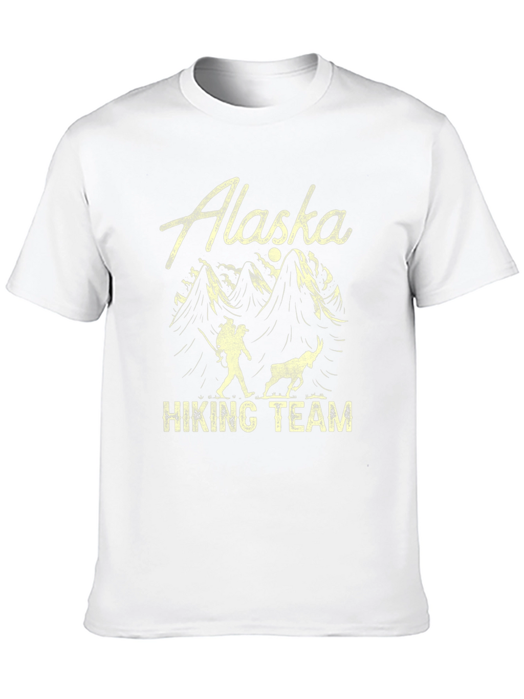 Alaska Hiking Team Black Graphic T-Shirt