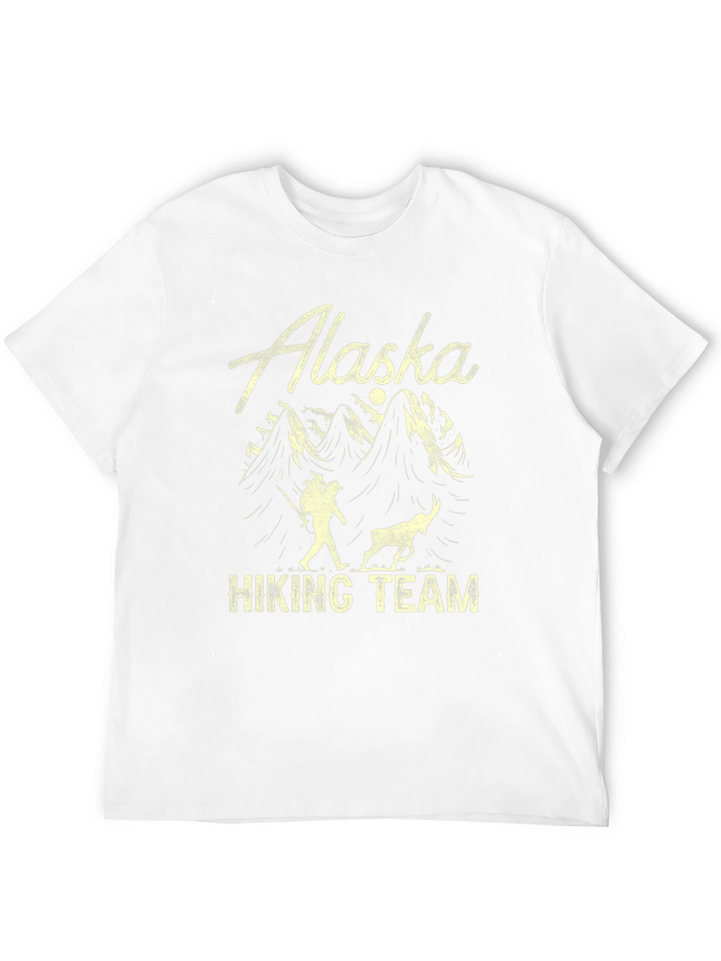 Alaska Hiking Team Black Graphic T-Shirt