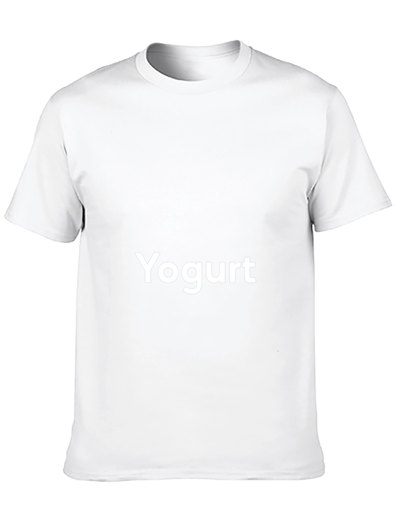 Yogurt Graphic Tee - Soft Black Cotton T-Shirt