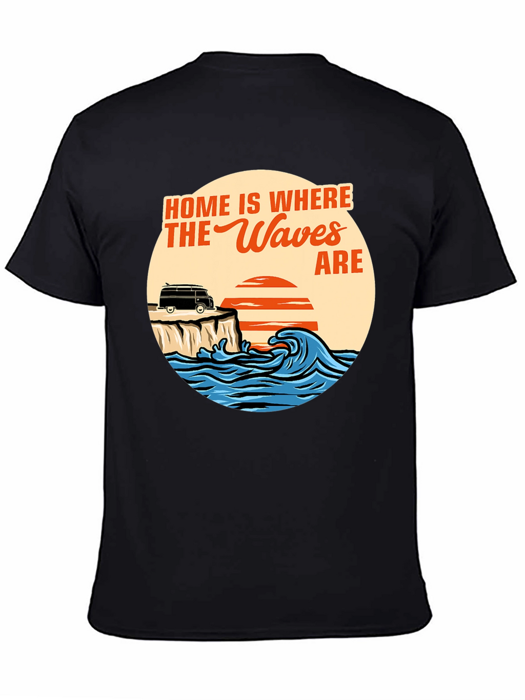 Home Is Where The Waves Are Graphic T-Shirt
