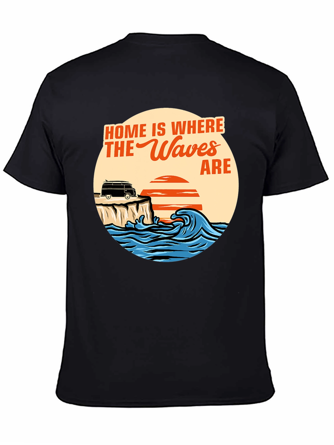 Home Is Where The Waves Are Graphic T-Shirt