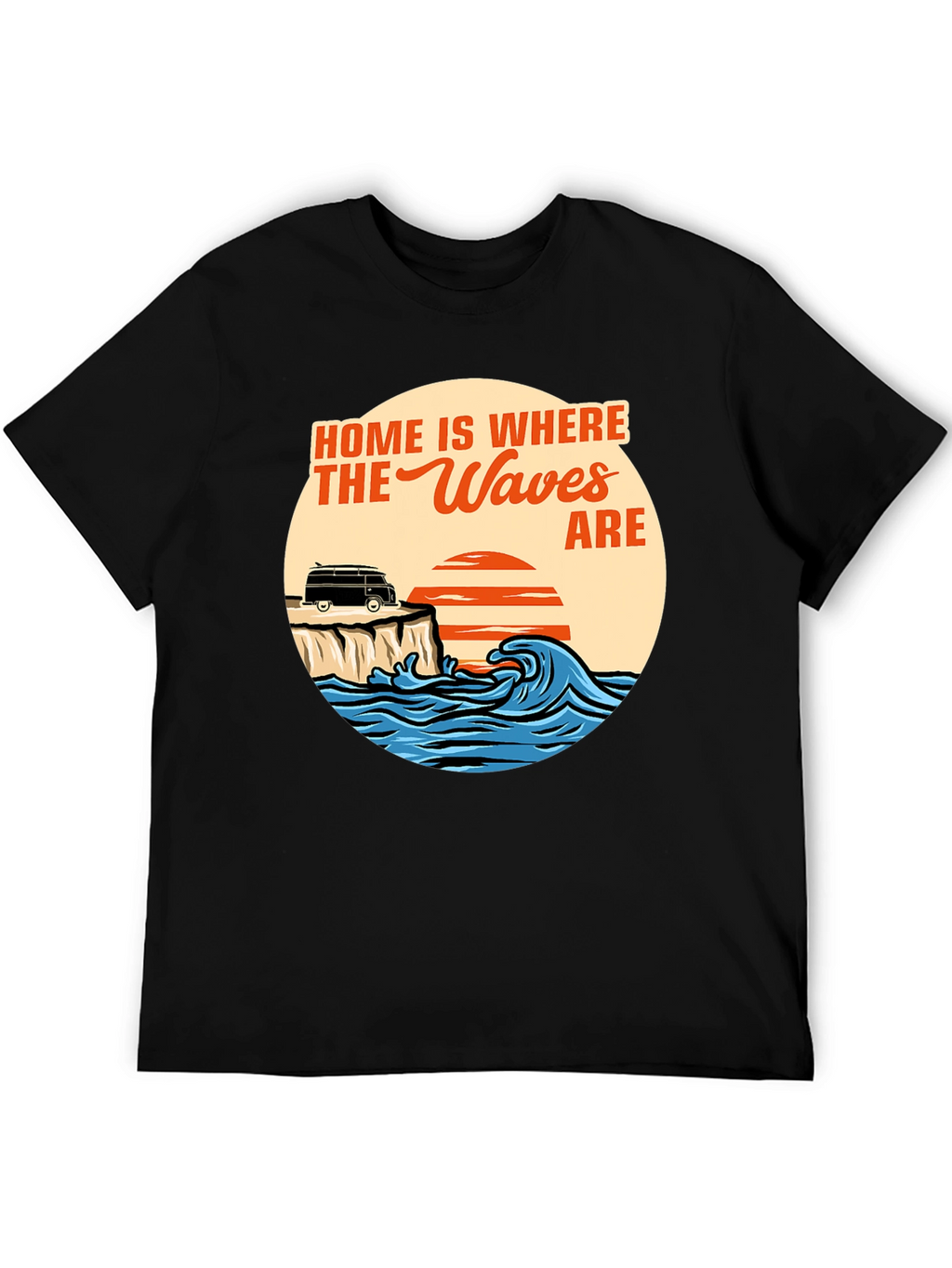 Home Is Where The Waves Are Graphic T-Shirt